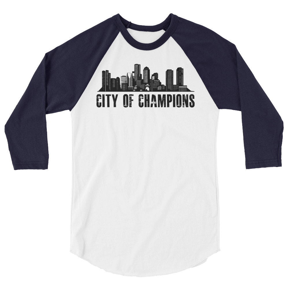 Boston City of Champions 3/4 shirt