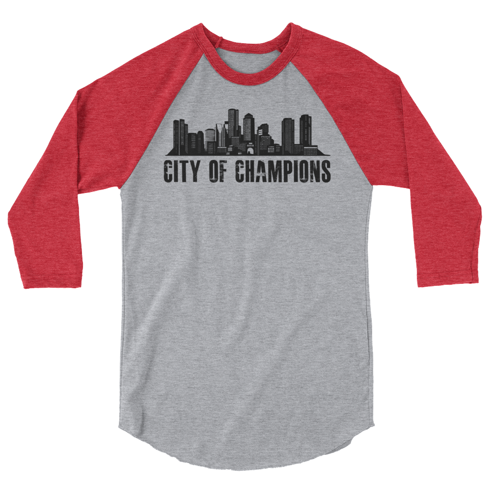 Boston City of Champions 3/4 shirt