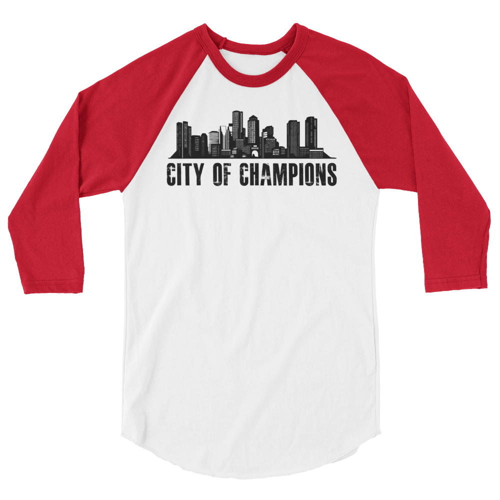 Boston City of Champions 3/4 shirt
