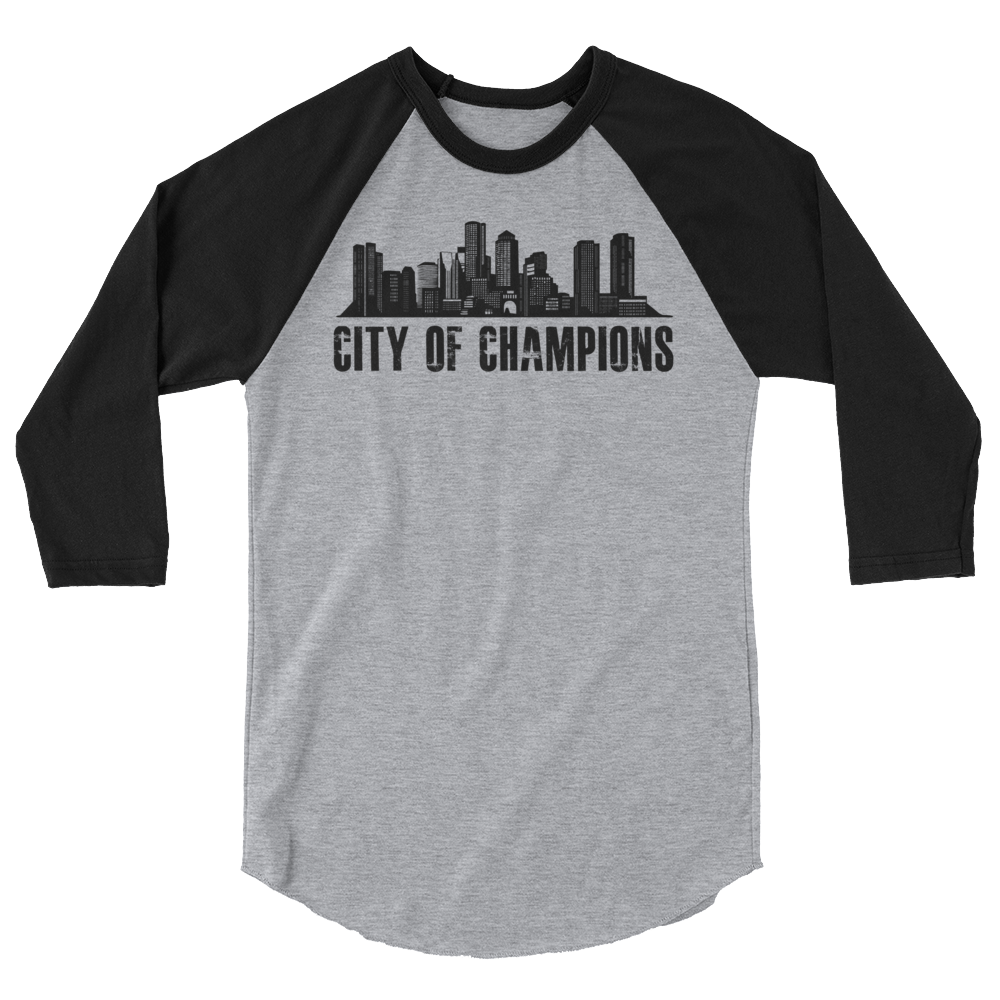 Boston City of Champions 3/4 shirt