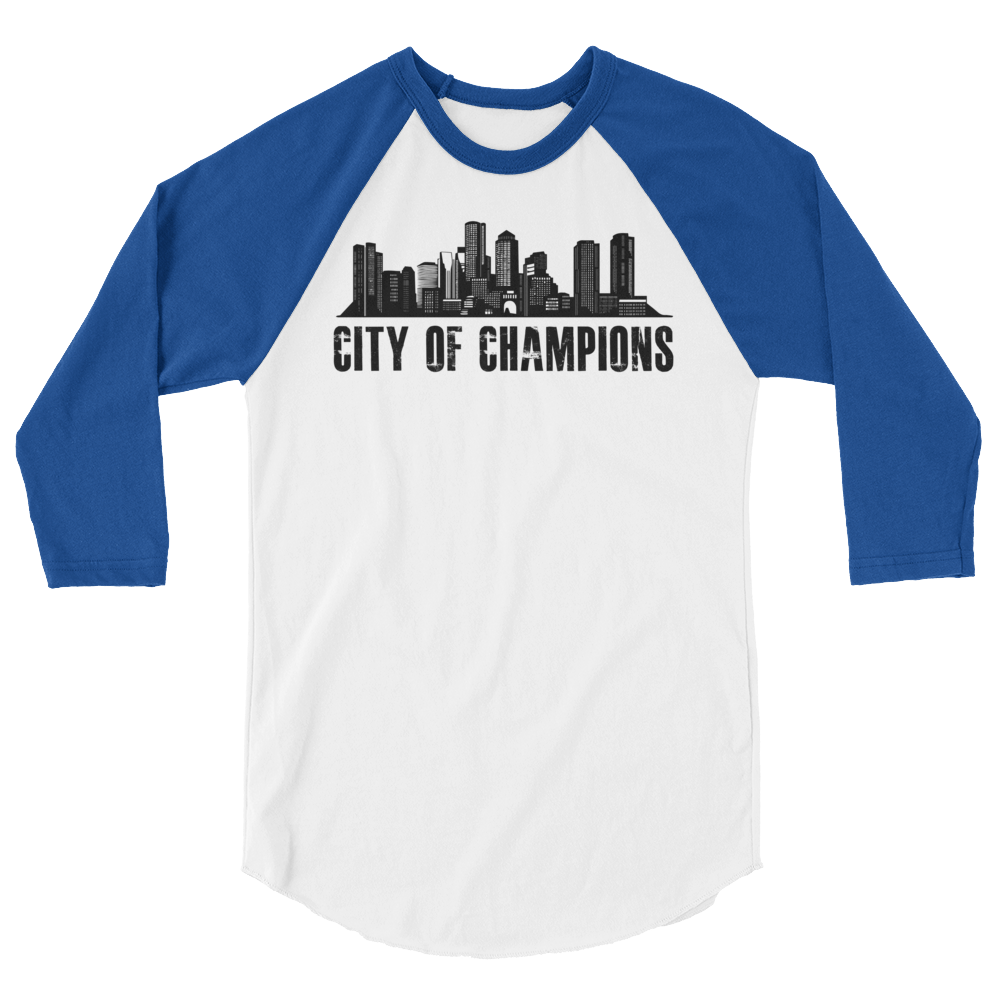 Boston City of Champions 3/4 shirt