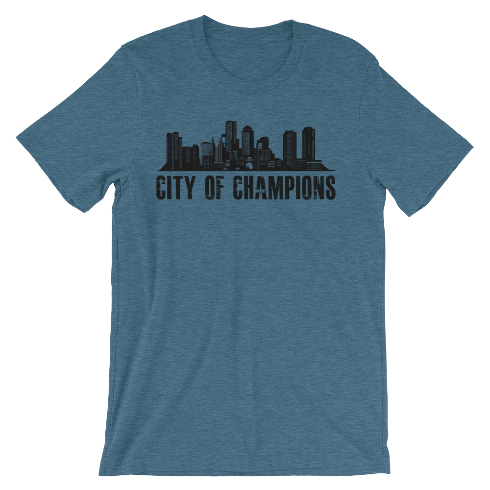 Boston City Of Champion American Flag Shirt