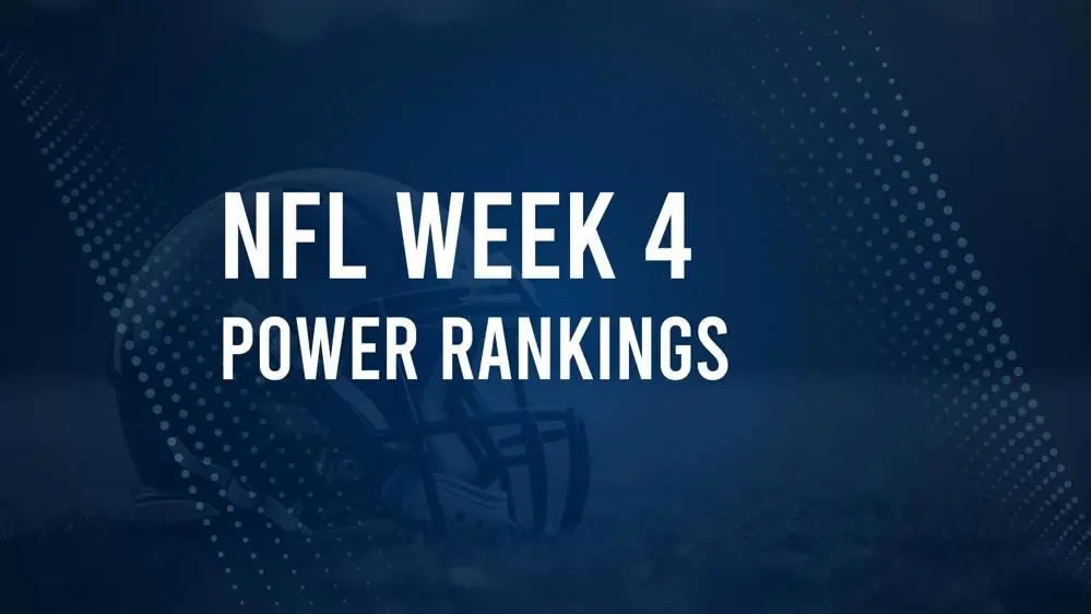 Week 4 NFL Power Rankings